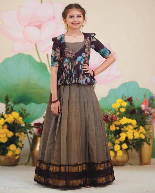 NEW LAUNCING GOWN cotton silk Buy kids wear in Ahmedabad wholesale market